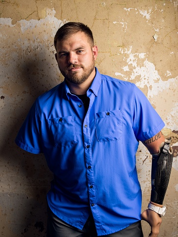 Retired U.S. Army Staff Sgt. Travis Mills of the 82nd Airborne Division.