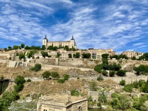 Students participate in a study abroad program in Spain.