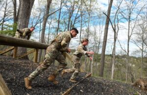 VMI cadets participate in Ranger Challenge, an elite Army ROTC program.