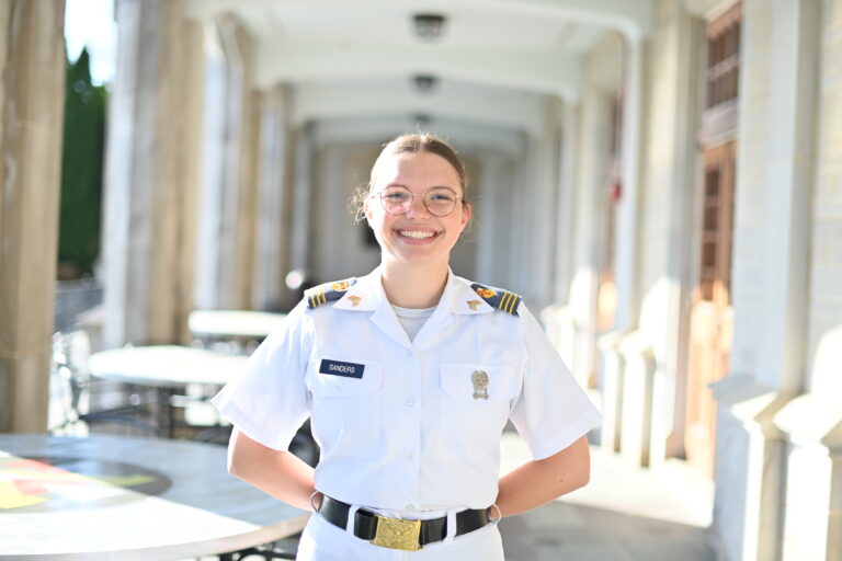 Driven to Serve: Adrianna Sanders ’26