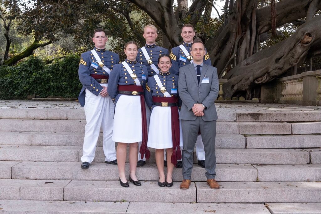 A team of Virginia Military Institute cadets recently participated for the 14th time in the Competition on the Law of Armed Conflict in Sanremo, Italy.
