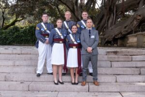 A team of Virginia Military Institute cadets recently participated for the 14th time in the Competition on the Law of Armed Conflict in Sanremo, Italy.