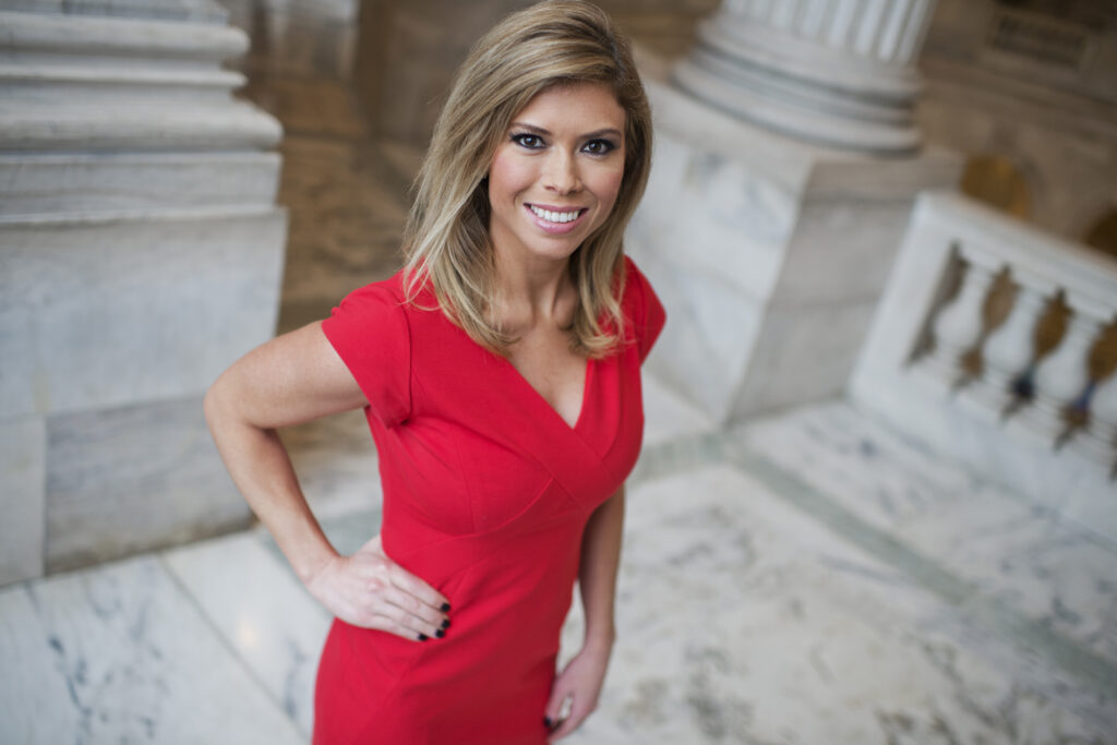 Former U.S. Army Kiowa helicopter pilot Amber Smith.