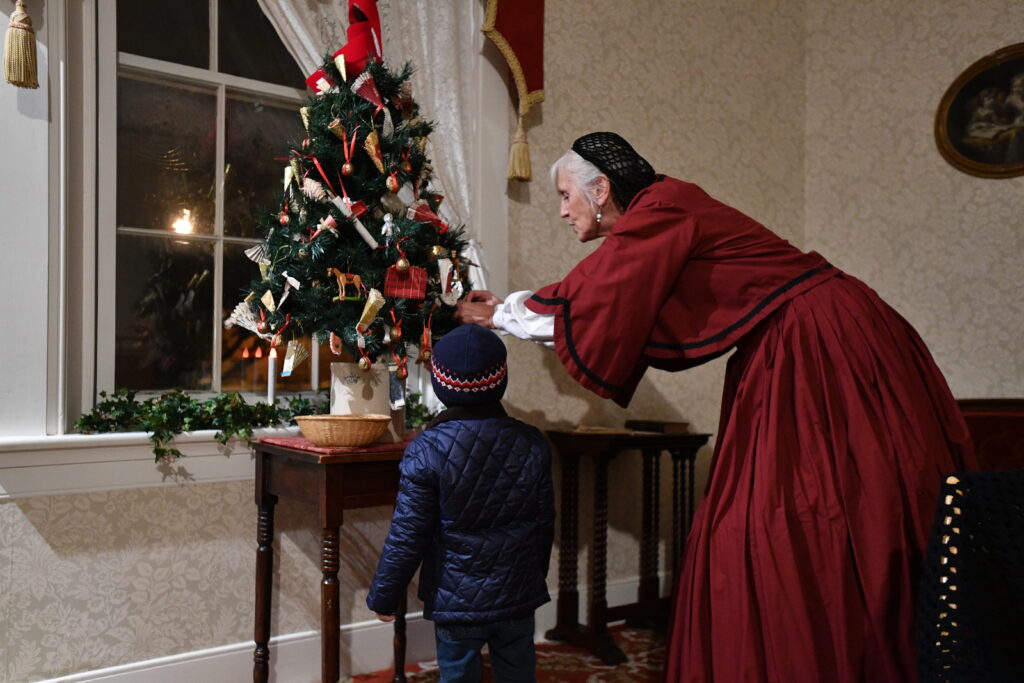 Christmas celebrations at the Jackson House Museum.