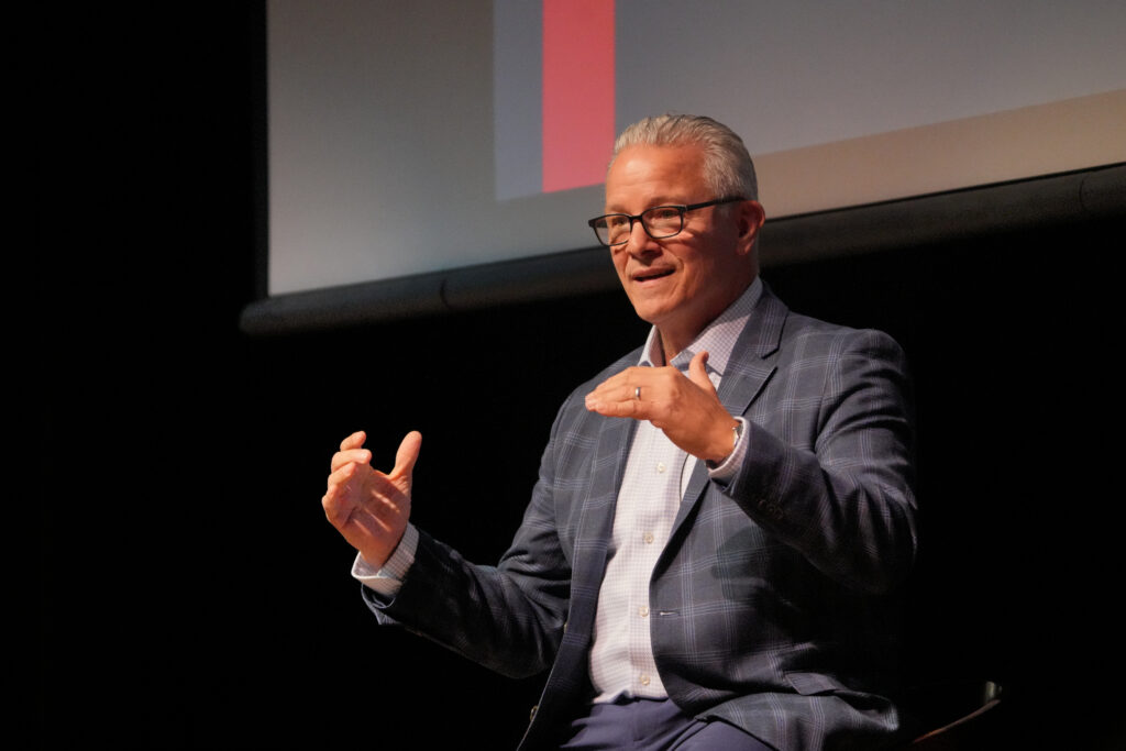 Former AMB Sports and Entertainment CEO, Steve Cannon, spoke at Virginia Military Institute April 1 as part of the Center for Leadership and Ethics’ (CLE) Courageous Leadership speaker series, “Paradigm Shifts.”