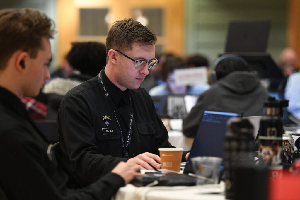The invitation-only event is for colleges that are National Security Agency (NSA) / Department of Homeland Security (DHS)-designated National Centers of Academic Excellence in Cyber Defense. It was organized by the Center for Leadership and Ethics as part of its strategic engagement initiatives.