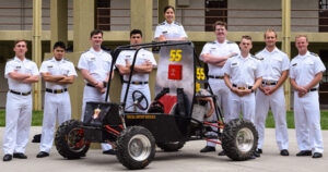 A team of 26 mechanical engineering cadets recently competed in the Baja Society of Automotive Engineers (SAE) vehicle design competition at Tennessee Tech in Cookeville, Tennessee.