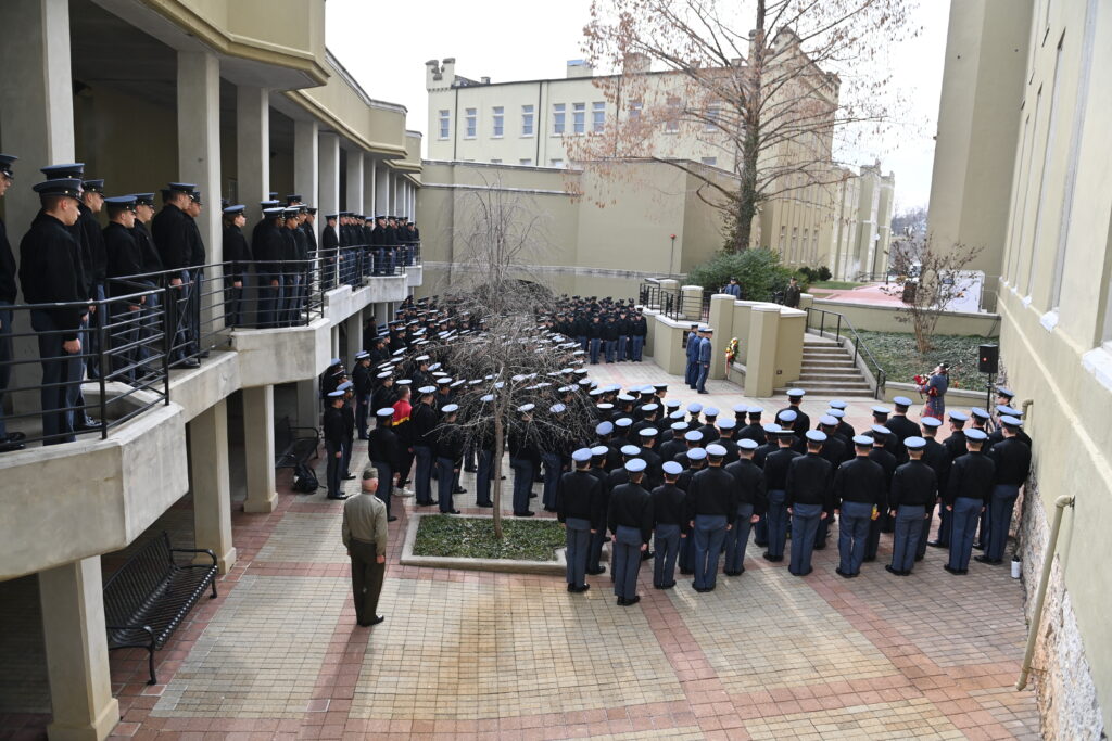 March 4 was a day of remembrance at Virginia Military Institute, as the Institute commemorated Jonathan Daniels ’61, alumnus and Episcopal seminarian who responded to the pleas from Rev. Martin Luther King Jr. for clergy to become more actively involved in the civil rights movement.