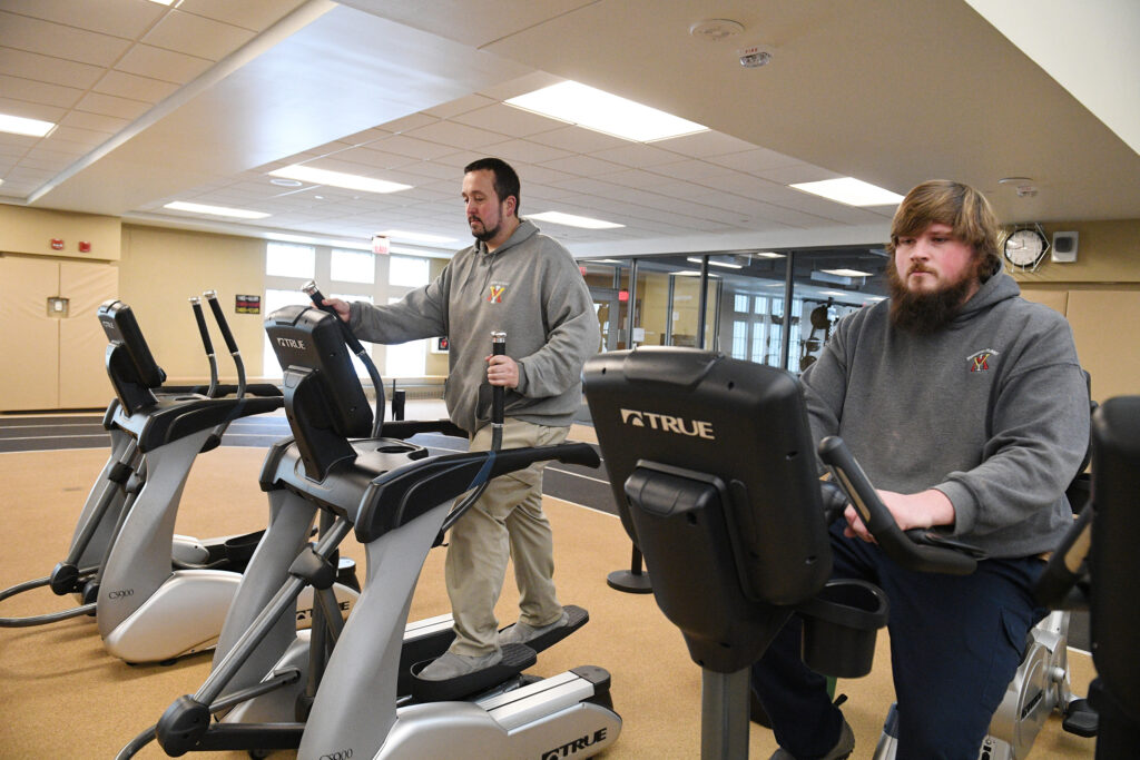When Doug Crabb started working in the Department of Facilities Management at Virginia Military Institute last June, he not only started a new career path, but he also began a renovation into becoming a new man.