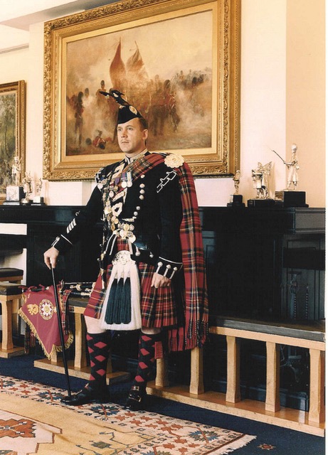 Maj. Brian Donaldson, pipe band director