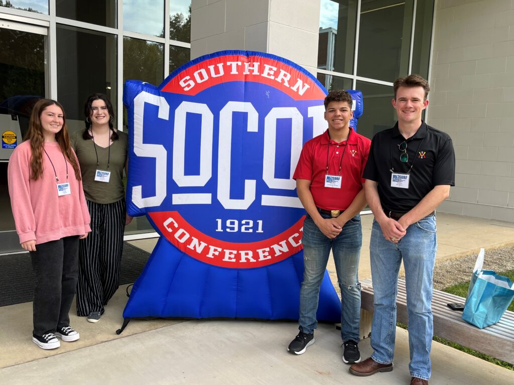 Four cadets from Virginia Military Institute made their way down to the Southern Conference (SoCon) Undergraduate Research Forum (SURF) to showcase their research efforts.