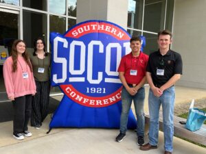 Four cadets from Virginia Military Institute made their way down to the Southern Conference (SoCon) Undergraduate Research Forum (SURF) to showcase their research efforts.