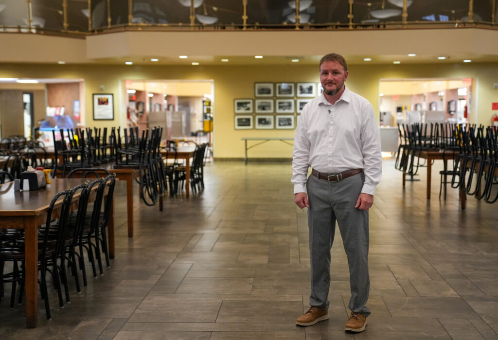 Tracy Hiner, general manager for dining services at Virginia Military Institute through Parkhurst Dining.