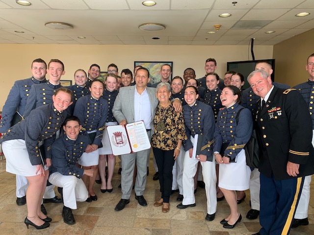 The VMI Glee Club represented the arts for the Institute and enjoyed beautiful weather in Puerto Rico over spring furlough.