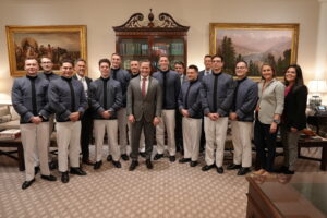 Ten cadets and three history professors visited Washington, D.C., and surrounding areas recently as part of a joint venture between the VMI chapter of the Phi Alpha Theta national history honor society, the Department of History (DoH), and VMI's John A. Adams ’71 Center.