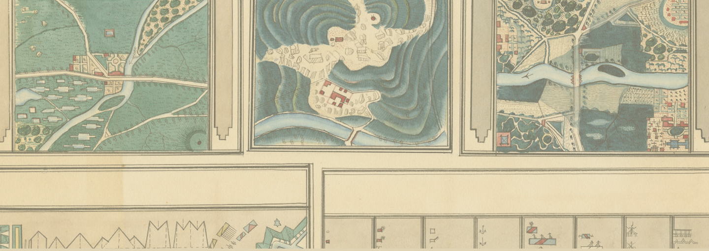 Historical map of the Lexington area.