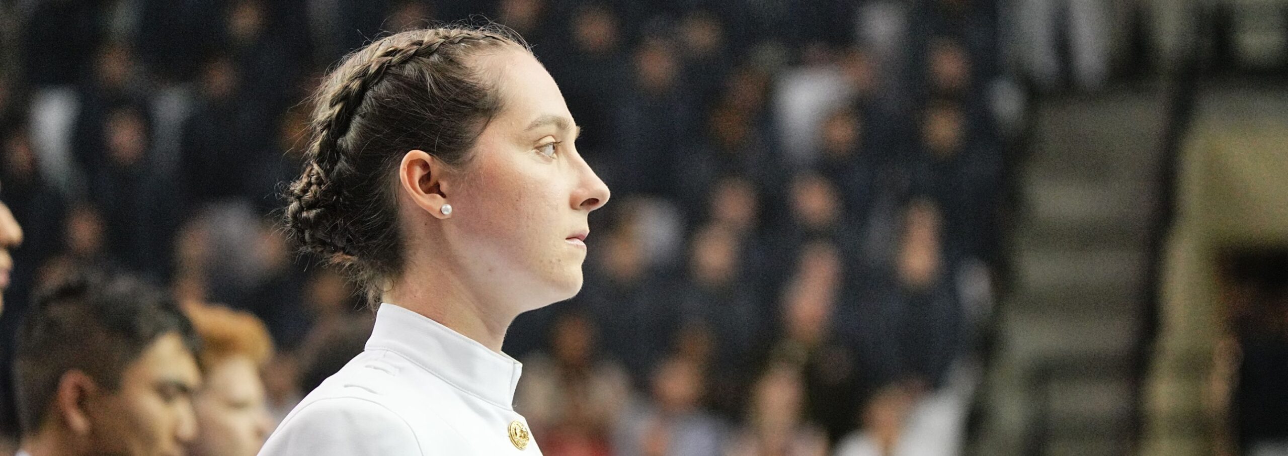A NROTC cadet set to commission.