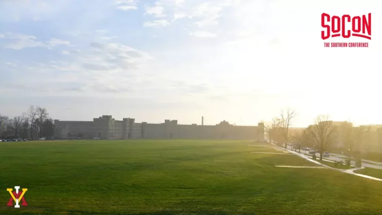 View of barracks with SoCon and VMI logo overlays.